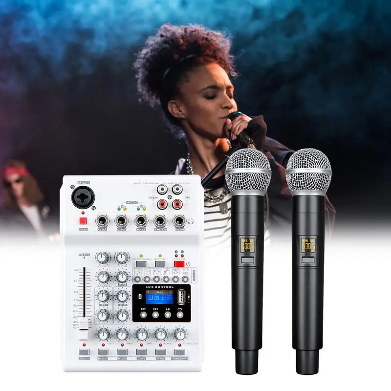 USB Cable Handheld Microphone Audio Mixer 24 Bit/48K With Handheld Microphones And Cables For Home Studio
USB Cable Handheld Microphone Audio Mixer 24 Bit/48K With Handheld Microphones And Cables For Home Studio