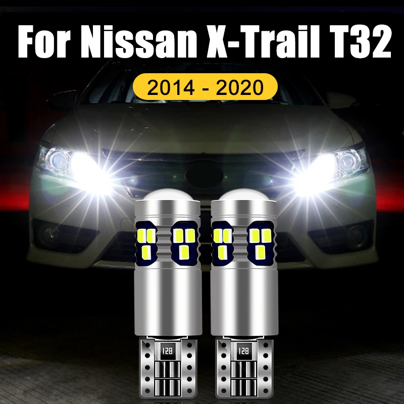 

For Nissan X-Trail X Trail XTrail T32 2014-2018 2019 2020 2PCS T10 12V W5W LED Car Clearance Lights Parking Lamps Width Bulbs