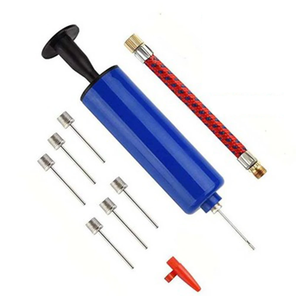 10pcs/set 6 Inch Ball Pump Set With 7 Needles 1 Nozzle 1 Hose Effective Air Pump For Football Basketball Volleyball Ball Balloon
10pcs/set 6 Inch Ball Pump Set With 7 Needles 1 Nozzle 1 Hose Effective Air Pump For Football Basketball Volleyball Ball Balloon