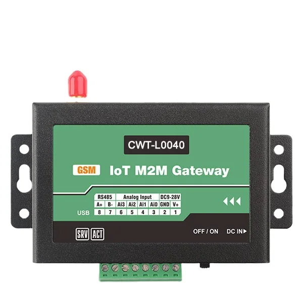 CWT-L2020S 2Di 2Ai 4G WIFI M2M Iot Remote Controller Modbus Rs485 Data Logger Gateway Terminal
CWT-L2020S 2Di 2Ai 4G WIFI M2M Iot Remote Controller Modbus Rs485 Data Logger Gateway Terminal
