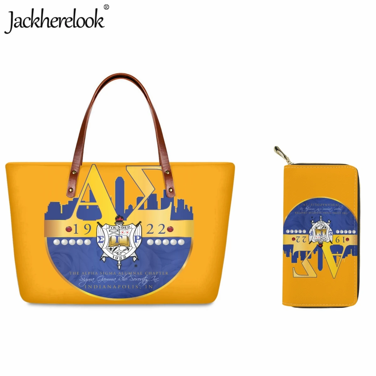Jackherelook Sigma Gamma Rho Sorority 1922 сумка из искусственной кожи Длинный кошелек 2 шт./комплект для женщин модная сумка для покупок через плечо
Jackherelook Sigma Gamma Rho Sorority 1922 сумка из искусственной кожи Длинный кошелек 2 шт./комплект для женщин модная сумка для покупок через плечо