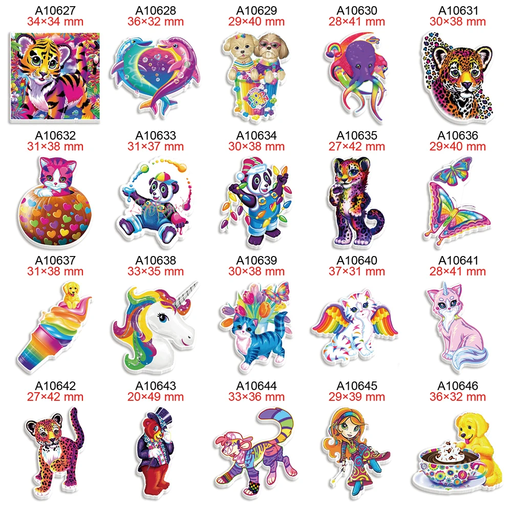Printed Rainbow Animal Cartoon Planar Resin Flatback for Crafts DIY Hairbow Keychain Phone Case Decorations 30pcs/lot
Printed Rainbow Animal Cartoon Planar Resin Flatback for Crafts DIY Hairbow Keychain Phone Case Decorations 30pcs/lot