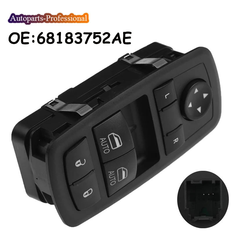 New Master Power Window Switch 68183752AE 68320752AA 68183752AC 68183752AF DWS1985 1S14233 Fit For 2015-2022 Dodge Challenger
New Master Power Window Switch 68183752AE 68320752AA 68183752AC 68183752AF DWS1985 1S14233 Fit For 2015-2022 Dodge Challenger