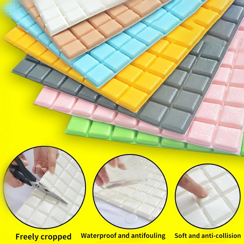 3D Wallpaper Mosaic Sticker Soundproof Waterproof Decal Home Decor 3D Self Adhesive Wall Stickers Wall Decoration Wallpapers
3D Wallpaper Mosaic Sticker Soundproof Waterproof Decal Home Decor 3D Self Adhesive Wall Stickers Wall Decoration Wallpapers