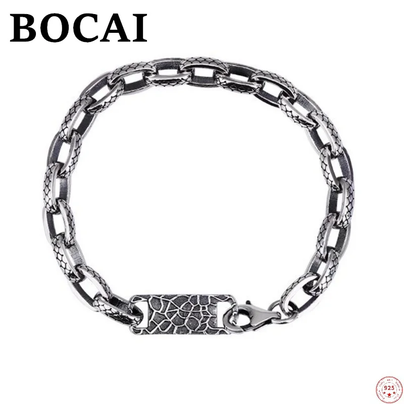 Браслет BOCAI S925 из серебра 2022 пробы, новинка, модное ювелирное изделие с асимметричным рисунком Тотем и о-образной цепочкой из чистого серебр...
Браслет BOCAI S925 из серебра 2022 пробы, новинка, модное ювелирное изделие с асимметричным рисунком Тотем и о-образной цепочкой из чистого серебр...