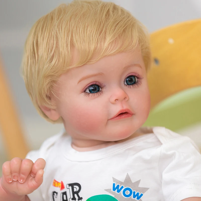 NPK 24inch Finished Reborn Doll Sue-sue Already Painted Kits Very Lifelike Baby with Cloth body and Hand Root Hair
NPK 24inch Finished Reborn Doll Sue-sue Already Painted Kits Very Lifelike Baby with Cloth body and Hand Root Hair