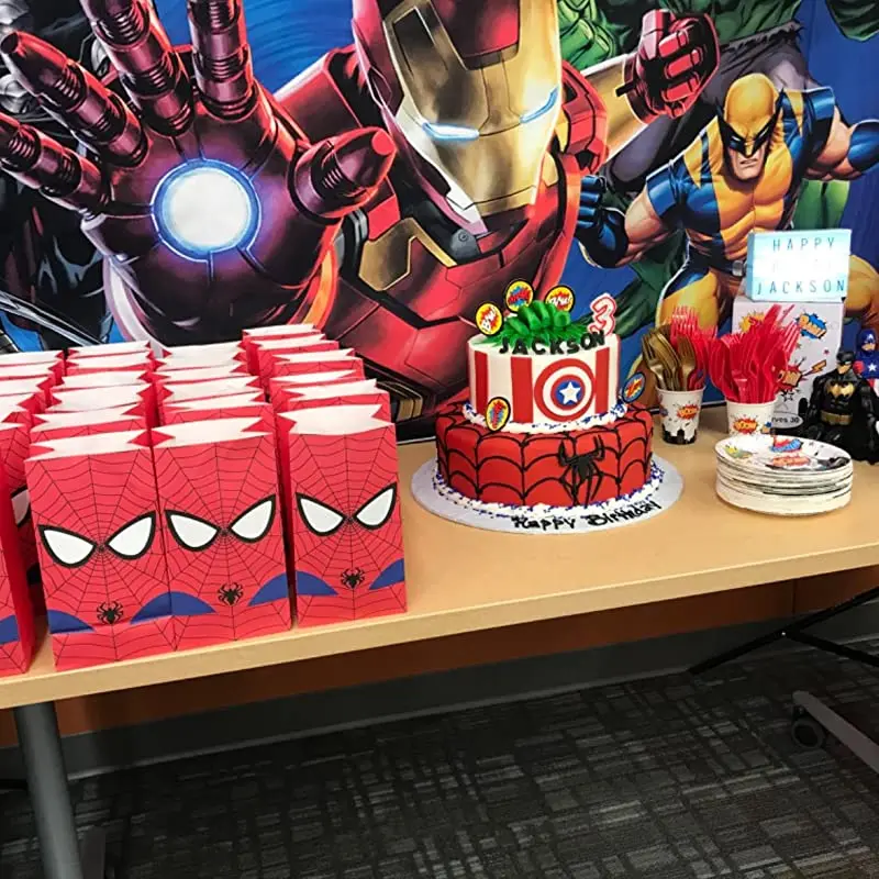 Party Bags for Spider Hero Gift Bags Kids Boys Superhero Themed Birthday Party Decorations Gift Candy Bags for Party Supplies
Party Bags for Spider Hero Gift Bags Kids Boys Superhero Themed Birthday Party Decorations Gift Candy Bags for Party Supplies