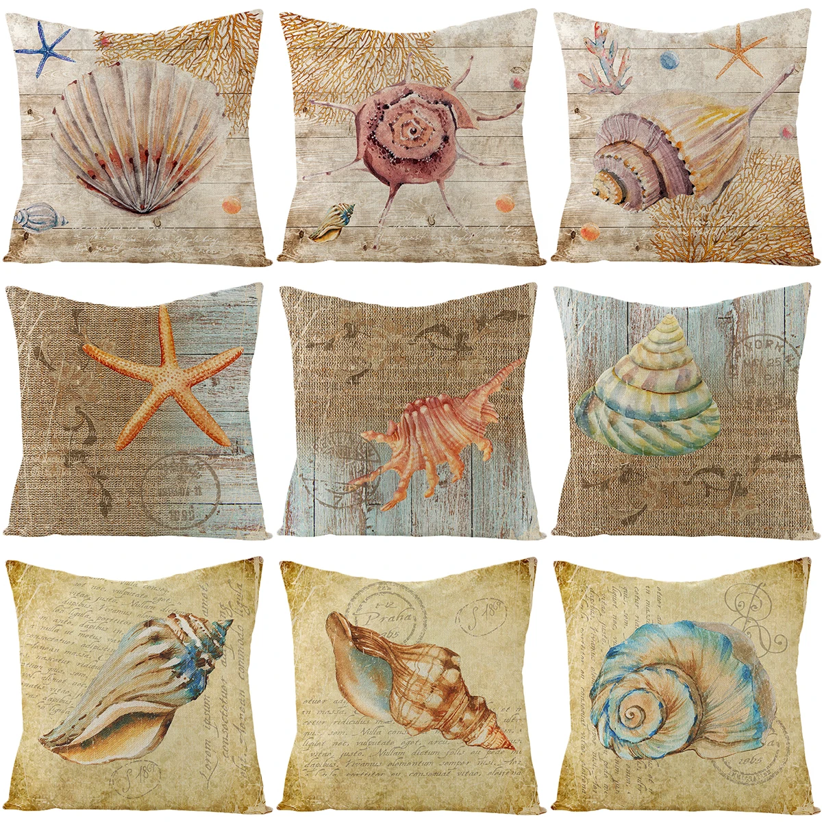 LuanQI Nordic Style Beach Shell Cushion Cover High Quality Linen Pillow Case 45x45 cm Throw Pillow Covers Square Pillow Covers
LuanQI Nordic Style Beach Shell Cushion Cover High Quality Linen Pillow Case 45x45 cm Throw Pillow Covers Square Pillow Covers