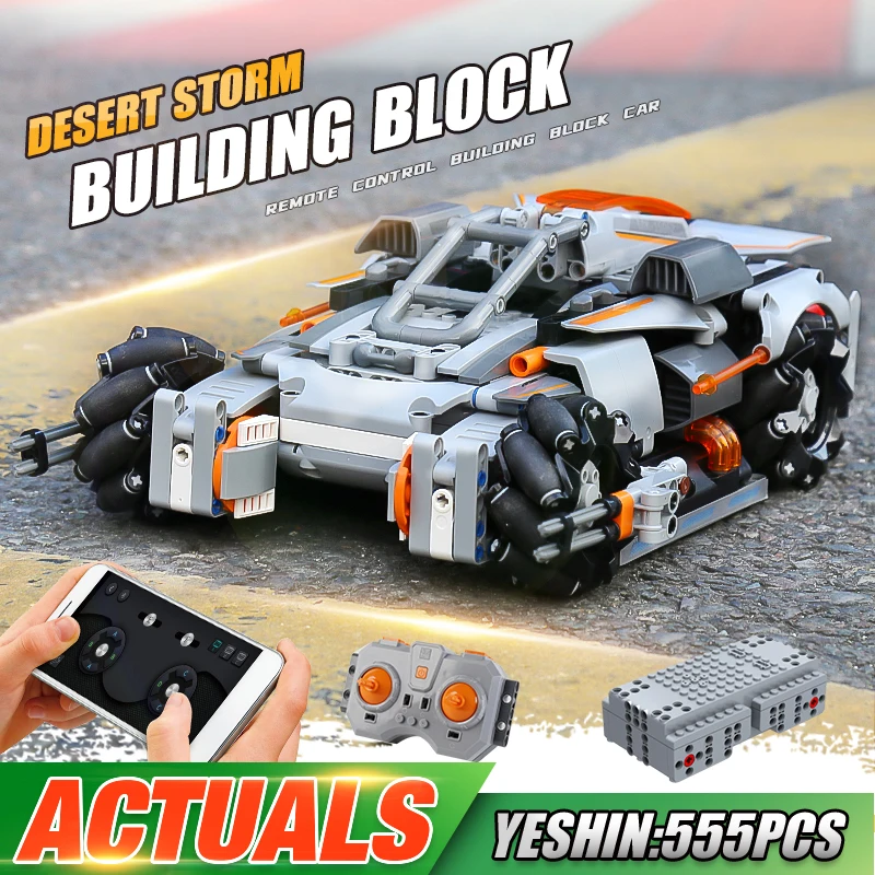 MOULD KING 15052 High-Tech Car Toys The MOC RC Motorized Desert Storm Model Assembly Building Blocks Kids Christmas Gifts
MOULD KING 15052 High-Tech Car Toys The MOC RC Motorized Desert Storm Model Assembly Building Blocks Kids Christmas Gifts