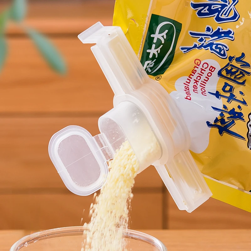 Japan Snack Sealing Clip Practical Gadgets Fresh Keeping Sealer Clamp Travel Kitchen Gadgets Seal Pour Food Storage Bag Clip
Japan Snack Sealing Clip Practical Gadgets Fresh Keeping Sealer Clamp Travel Kitchen Gadgets Seal Pour Food Storage Bag Clip