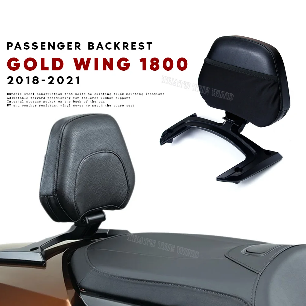 

2018-2021 For Honda Gold Wing Goldwing GL 1800 GL1800 GL1800B F6B Motorcycle Passenger Seat Rear Backrest Cushion Back Rest Pad