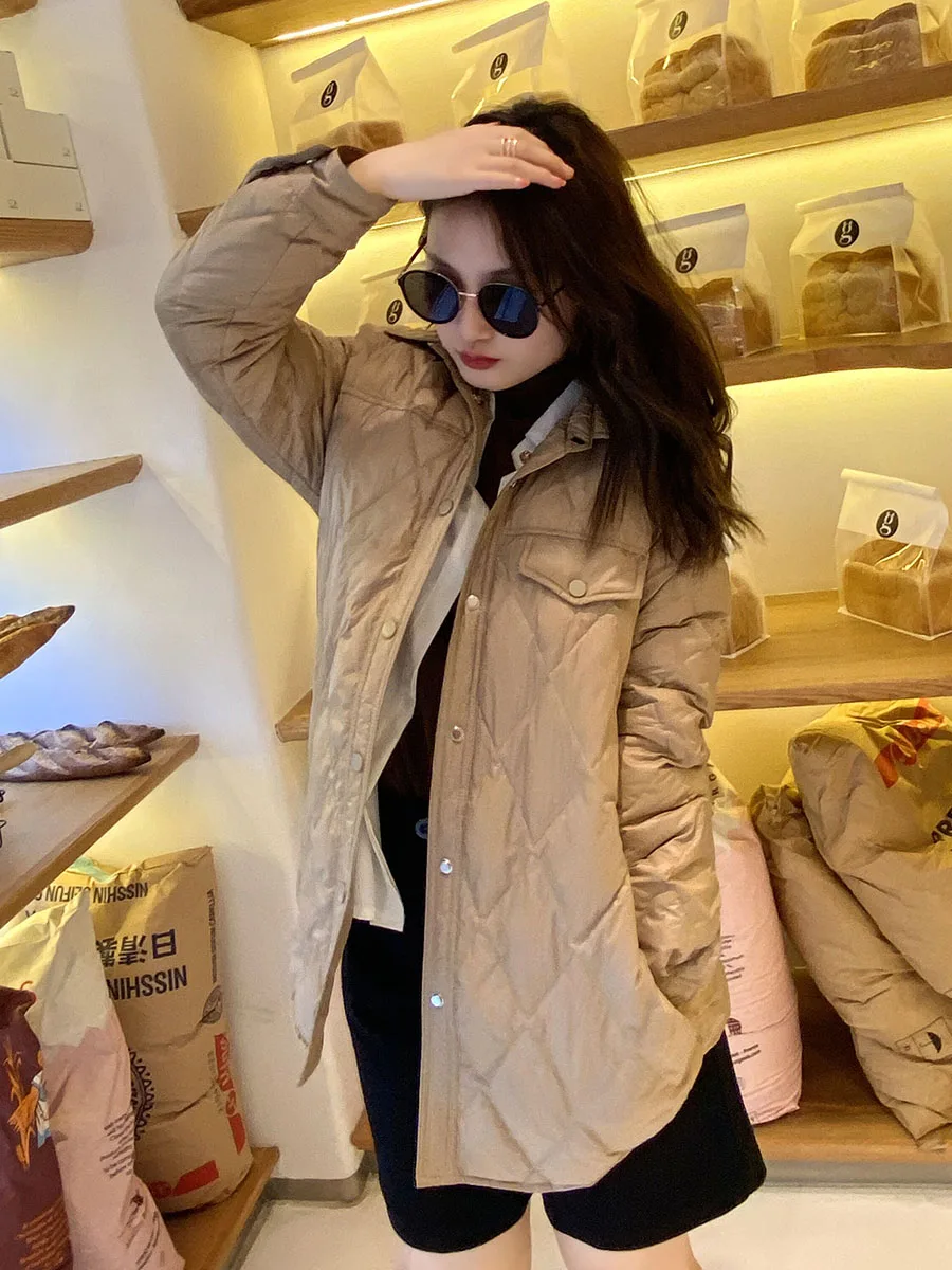 AWomen's jacket spring and autumn all-match casual button lapel long-sleeved jacket short jacket single-breasted thin section
AWomen's jacket spring and autumn all-match casual button lapel long-sleeved jacket short jacket single-breasted thin section