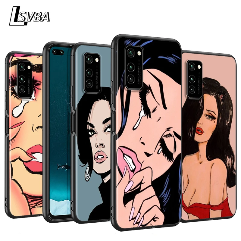 Crying Comic Girl Painting Silicone Cover For Huawei P50 P40 P30 P20 Pro P10 P9 F8 Lite E Plus 2016 5G Black TPU Phone Case
Crying Comic Girl Painting Silicone Cover For Huawei P50 P40 P30 P20 Pro P10 P9 F8 Lite E Plus 2016 5G Black TPU Phone Case