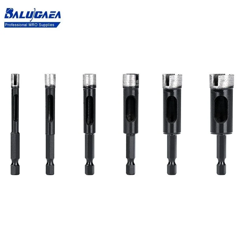 1PC Sintered Hexagon Shank Fluted Dry Drill 6/8/10/12/14/16mm Marble Granite Hole Opener Brazed Diamond Ceramic Tile Drill Bit
1PC Sintered Hexagon Shank Fluted Dry Drill 6/8/10/12/14/16mm Marble Granite Hole Opener Brazed Diamond Ceramic Tile Drill Bit