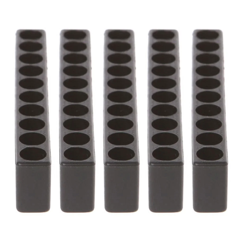 5pcs 10 Holes Hex Shank Screwdriver Bit Holder Plastic Screwdriver Head Storage Drill Bit Stand Holder Power Accessories
5pcs 10 Holes Hex Shank Screwdriver Bit Holder Plastic Screwdriver Head Storage Drill Bit Stand Holder Power Accessories