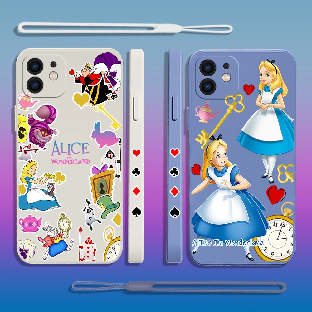 Disney Alice in Wonderland Phone Case For Xiaomi Redmi Note 11T 10 10S 9 Pro Plus 10C 9A 9C 9T K40 K50 K60 4G 5G With Hand Strap
Disney Alice in Wonderland Phone Case For Xiaomi Redmi Note 11T 10 10S 9 Pro Plus 10C 9A 9C 9T K40 K50 K60 4G 5G With Hand Strap