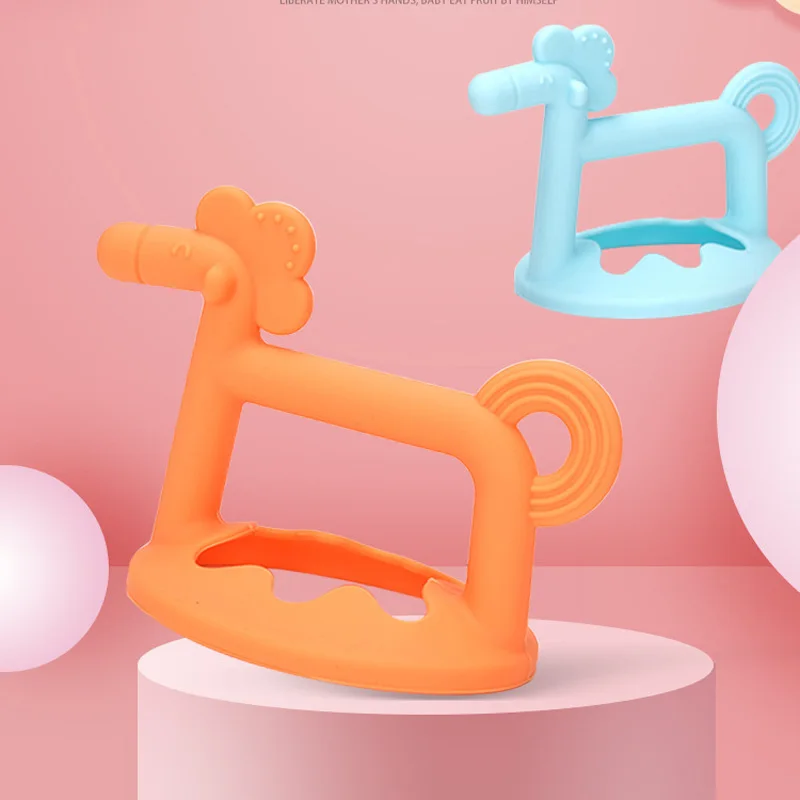 Baby Silicone Teether Nursing Soother Toy Newborn Cute 3D Horse Shape Chewable Teething Molar
Baby Silicone Teether Nursing Soother Toy Newborn Cute 3D Horse Shape Chewable Teething Molar