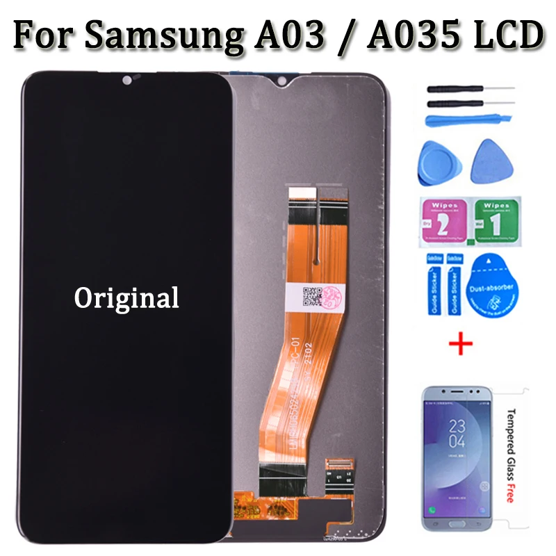 

6.5"Original LCD For Samsung Galaxy A03 A035 LCD Display with Touch Screen Digitizer SM-A035F/DS A035M A035F Display