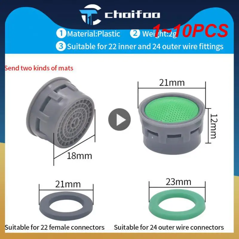 1~10PCS Basin Tap Filter-Tap Aerator- Faucet Plastic Insert Replacement Nozzle Filter - Faucet Flow Restrictor Replacement Parts
1~10PCS Basin Tap Filter-Tap Aerator- Faucet Plastic Insert Replacement Nozzle Filter - Faucet Flow Restrictor Replacement Parts