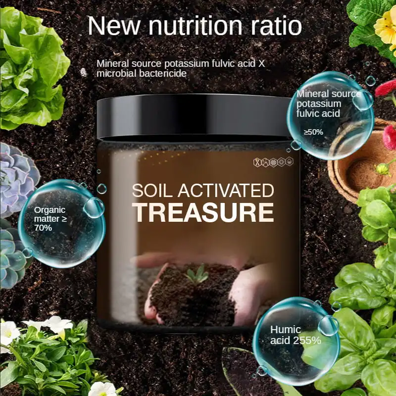2 Rooting Plant Flower Fertilizer Soil Activation Treasure Activator Mineral Source Prevent Hardening and Promote Rooting Plant
2 Rooting Plant Flower Fertilizer Soil Activation Treasure Activator Mineral Source Prevent Hardening and Promote Rooting Plant