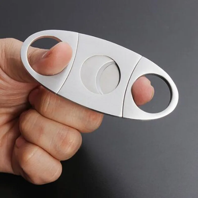 Double Edge Cigar Cutter Silver Portable Stainless Steel Smoking Accessories Pocket Cigar Cutter Cigar Accessories
Double Edge Cigar Cutter Silver Portable Stainless Steel Smoking Accessories Pocket Cigar Cutter Cigar Accessories