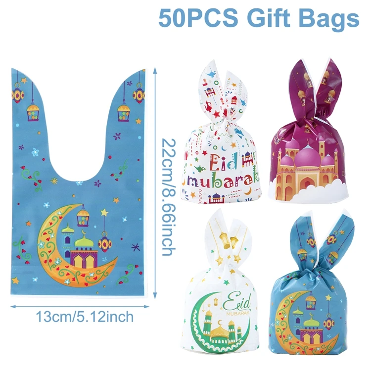50 шт. подарочных пакетов PATIMATE для Рамадан Карим
50 шт. подарочных пакетов PATIMATE для Рамадан Карим