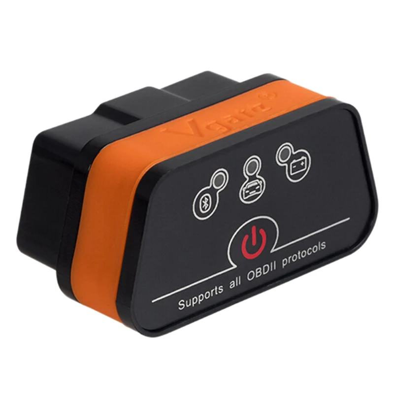 Автомобильный диагностический сканер Vgate iCar 2 ELM327 Bluetooth V3.0 OBD2, 1 шт.
Автомобильный диагностический сканер Vgate iCar 2 ELM327 Bluetooth V3.0 OBD2, 1 шт.