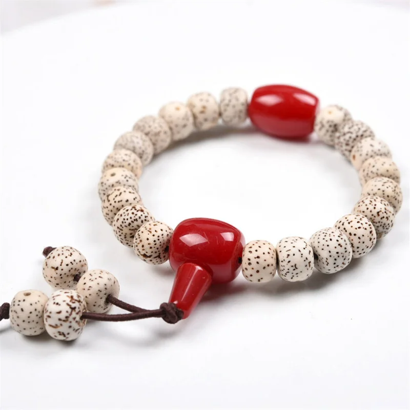 Natural Xingyue Bodhi single circle drum bead round bead bracelet lovers' bracelet to play with DIY popular jewelry bracelet
Natural Xingyue Bodhi single circle drum bead round bead bracelet lovers' bracelet to play with DIY popular jewelry bracelet