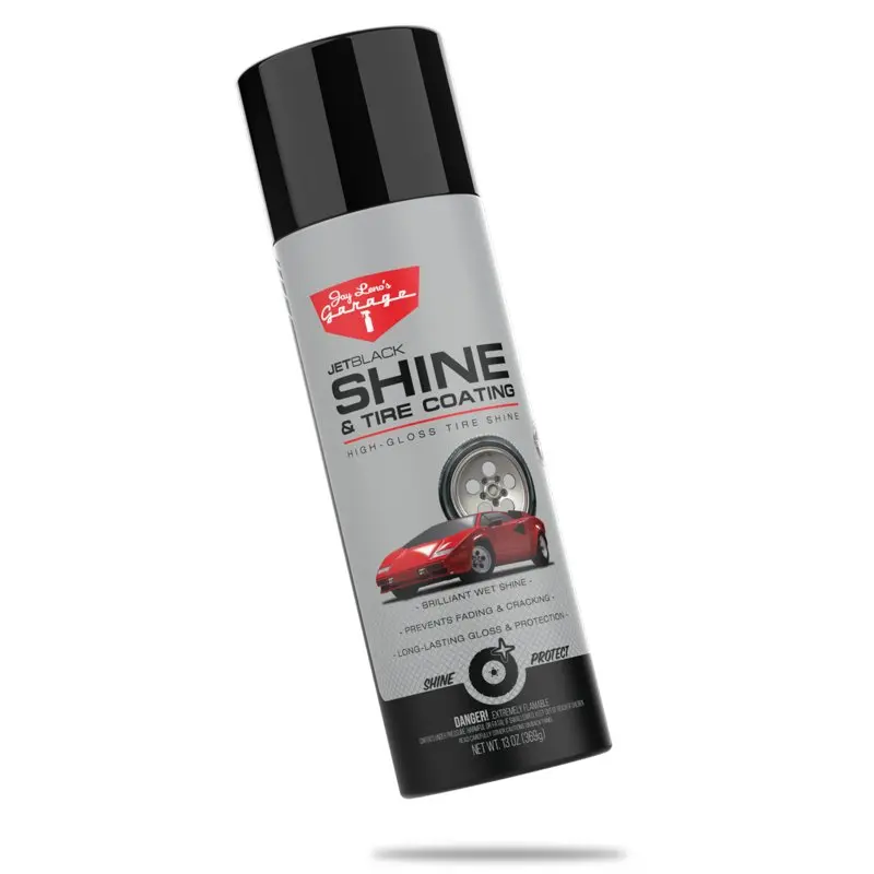 

Leno's Garage JetBlack Shine & Tire Coating (13 oz) - Protect & Shine Car Tires car wash clean detailing car accessories car pro