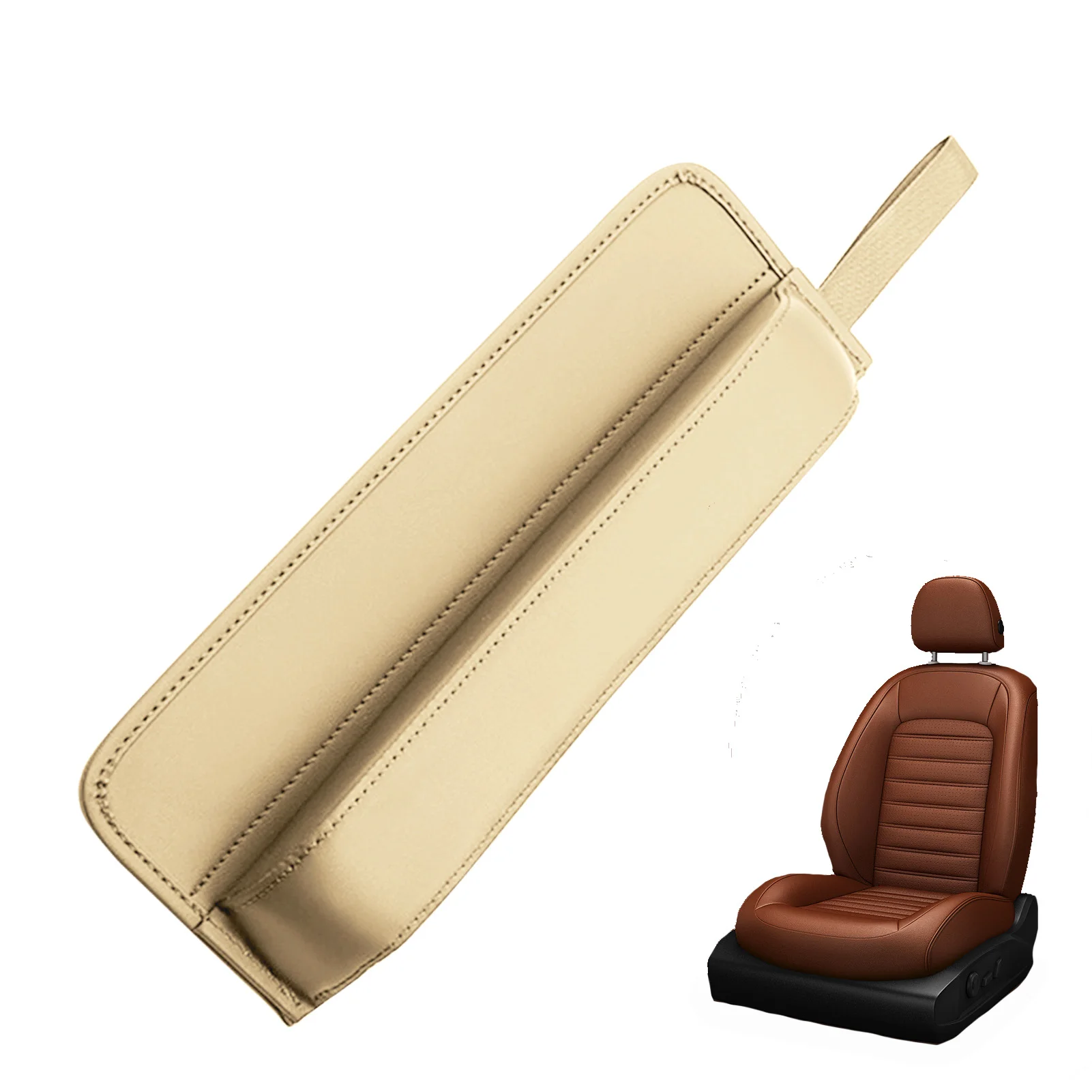 Leather Seats Gap Filler Car Seats Crevice Filler With Strap Fix On Seats Belt Buckle Console Side Protective Pad For Cellphones
Leather Seats Gap Filler Car Seats Crevice Filler With Strap Fix On Seats Belt Buckle Console Side Protective Pad For Cellphones