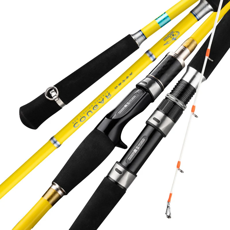 Boat Fishing Rod Carbon Fiber Spinning/casting Fishing Rods 1.65m/1.8m Luminous Tip Lure Weight100-300g Sea Fishing Pole
Boat Fishing Rod Carbon Fiber Spinning/casting Fishing Rods 1.65m/1.8m Luminous Tip Lure Weight100-300g Sea Fishing Pole