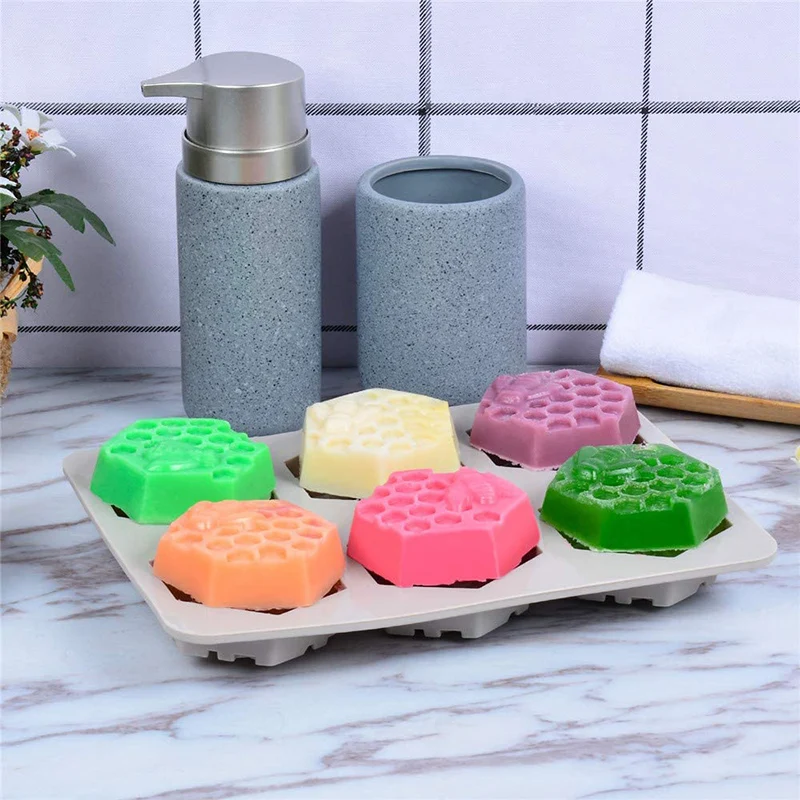 3D Bee Honeycomb Soap Silicone Moulds DIY Craft Cake Resin Mold Party Decor Tool New
3D Bee Honeycomb Soap Silicone Moulds DIY Craft Cake Resin Mold Party Decor Tool New