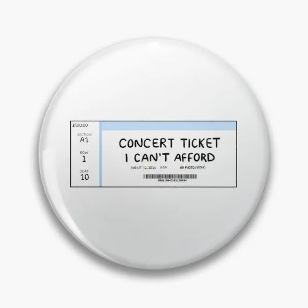 Concert Ticket Customizable Soft Button Pin Clothes Women Funny Metal Lapel Pin Fashion Lover Cartoon Badge Creative Hat Collar
Concert Ticket Customizable Soft Button Pin Clothes Women Funny Metal Lapel Pin Fashion Lover Cartoon Badge Creative Hat Collar
