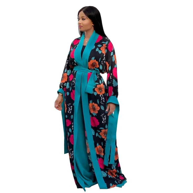 2 Piece Set Dashiki African Women Cardigan Long Trench Tops And Pant Suit Casual Clothes Boho Sexy Two Piece Outfits 2022
2 Piece Set Dashiki African Women Cardigan Long Trench Tops And Pant Suit Casual Clothes Boho Sexy Two Piece Outfits 2022