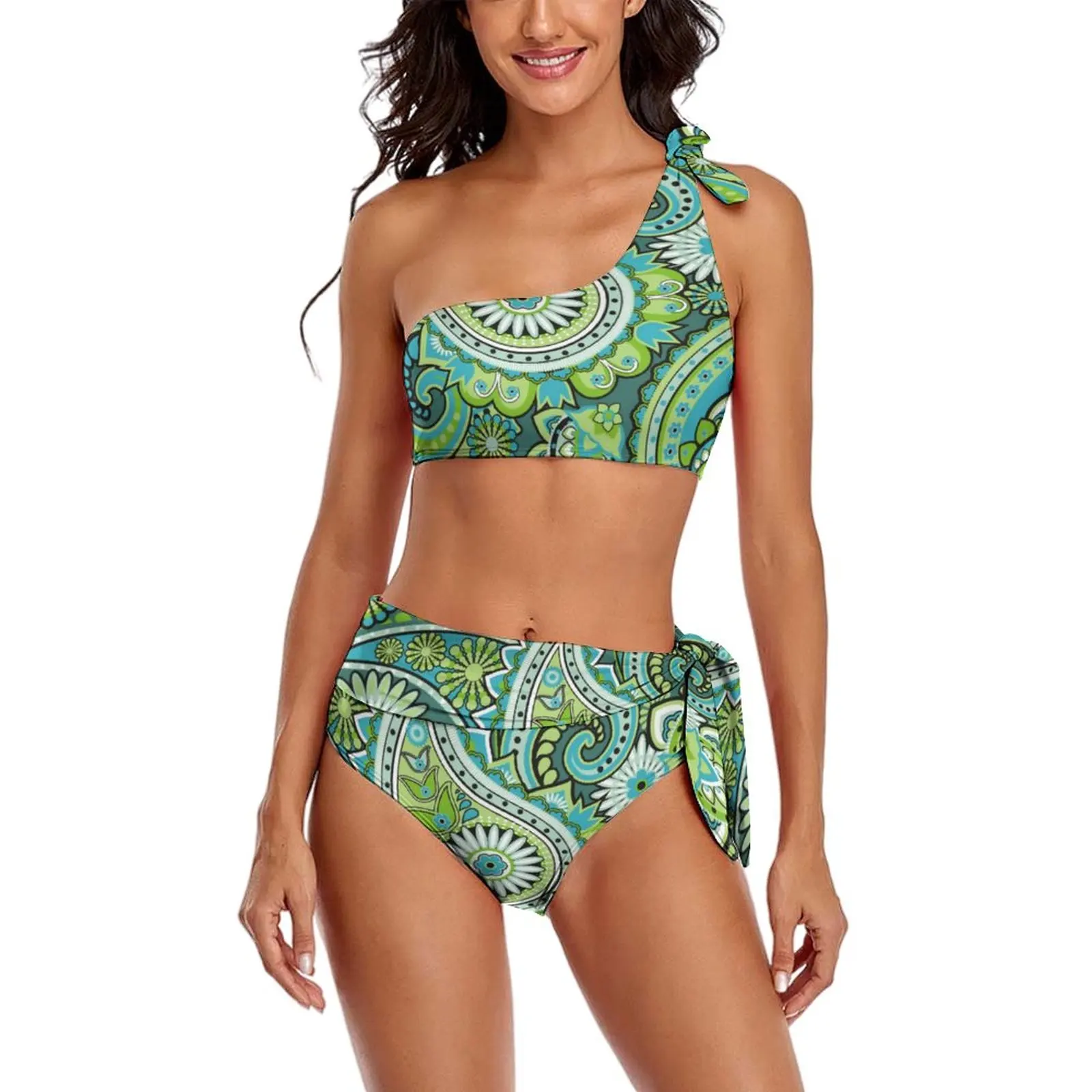 Cute Paisley Print Bikini Set Retro Floral Bikini Swimsuit Sexy High Waist Kawaii Swimwear Bath Feminine Bikinis Beach Wear
Cute Paisley Print Bikini Set Retro Floral Bikini Swimsuit Sexy High Waist Kawaii Swimwear Bath Feminine Bikinis Beach Wear