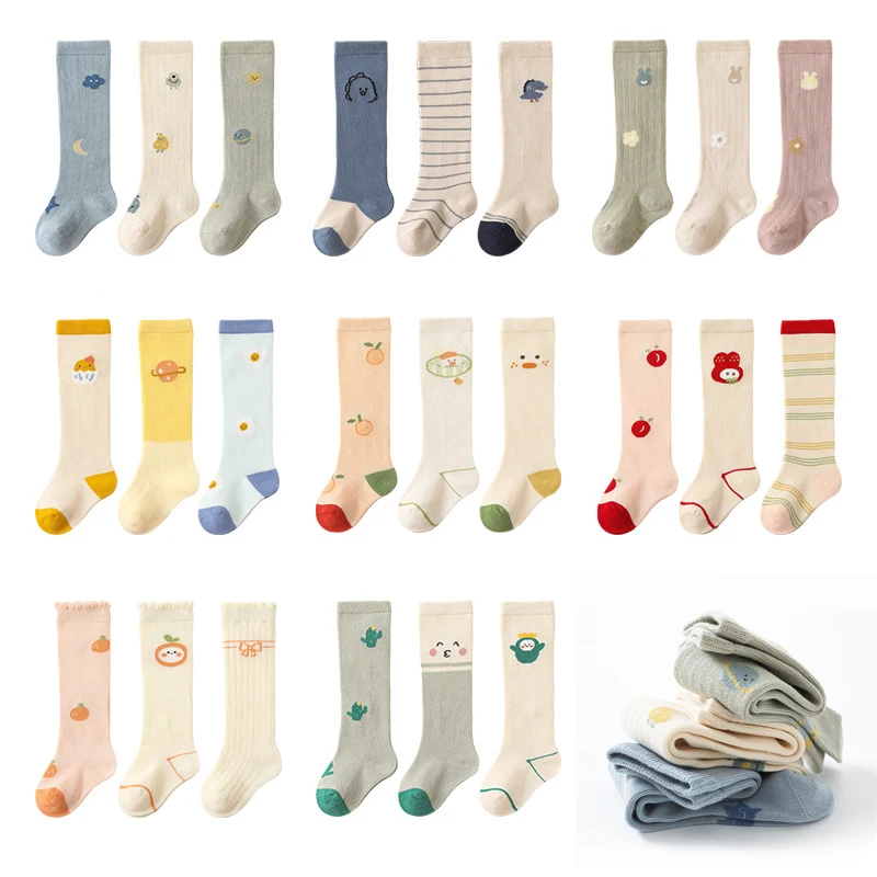 3Pairs/set Cute Baby Stitch Home Sleeping Socks Spring Autumn Knee High Long Loose Stockings for Children Newborn Accessories
3Pairs/set Cute Baby Stitch Home Sleeping Socks Spring Autumn Knee High Long Loose Stockings for Children Newborn Accessories