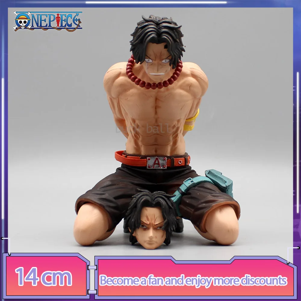 

Фигурка Аниме One Piece Ace, 14 см, кулак огня, экшн-фигурки, лесов, коллекционная статуя из ПВХ, модель, орнамент, игрушки, подарки