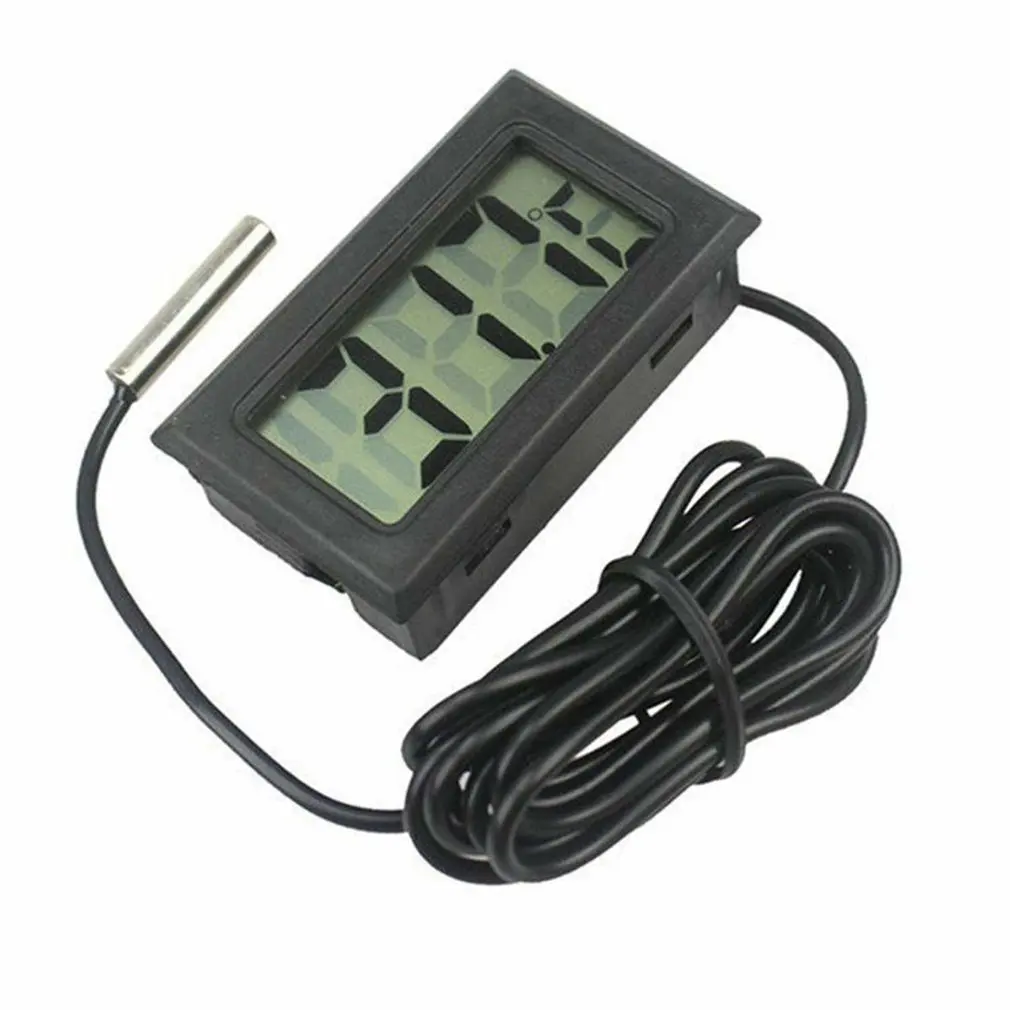 Digital LCD Thermometer Indoor Temperature Gauge Aquarium Thermometer Fish Tank Temperature Measuring Tool With Probe
Digital LCD Thermometer Indoor Temperature Gauge Aquarium Thermometer Fish Tank Temperature Measuring Tool With Probe