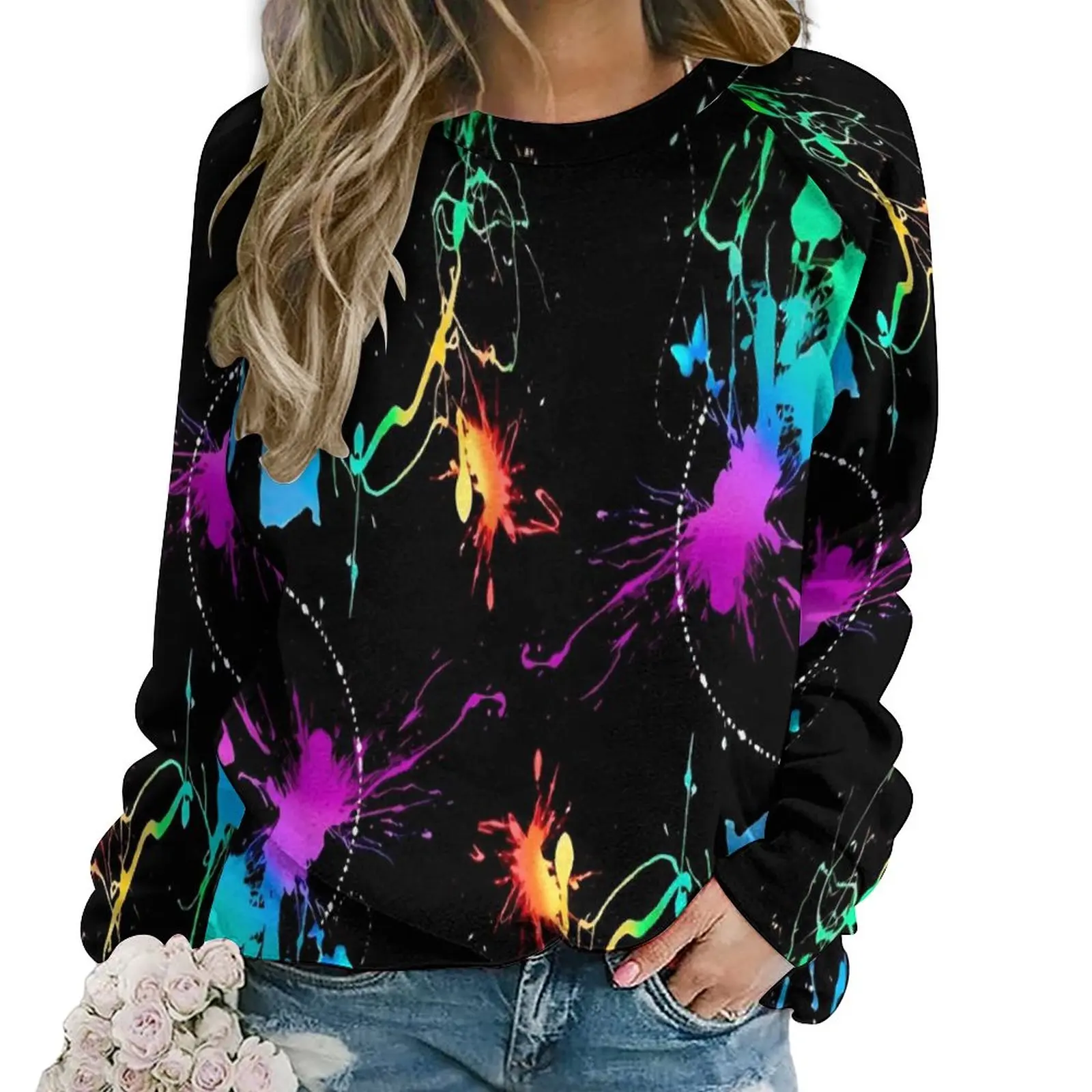 Neon Pain Splatter Hoodies Colorful Print Hip Hop Oversize Hoodie Female Long-Sleeve Y2k Pattern Casual Sweatshirts
Neon Pain Splatter Hoodies Colorful Print Hip Hop Oversize Hoodie Female Long-Sleeve Y2k Pattern Casual Sweatshirts