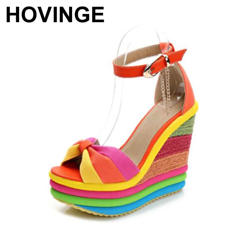 HOVINGE 2018 новые летние пикантные богемные повседневные разноцветные сандалии Босоножки на платформе с открытым носком; Женские сандалии на платформе обувь на платформе; Высокие
HOVINGE 2018 новые летние пикантные богемные повседневные разноцветные сандалии Босоножки на платформе с открытым носком; Женские сандалии на платформе обувь на платформе; Высокие