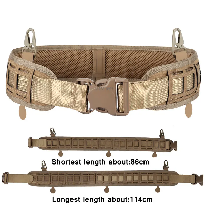 Hunting Belt Tactical Paintball Cs War Game Military Sports Men Waist Belts Molle Nylon Quick Release Girddle Fits 30-36 Inch
Hunting Belt Tactical Paintball Cs War Game Military Sports Men Waist Belts Molle Nylon Quick Release Girddle Fits 30-36 Inch