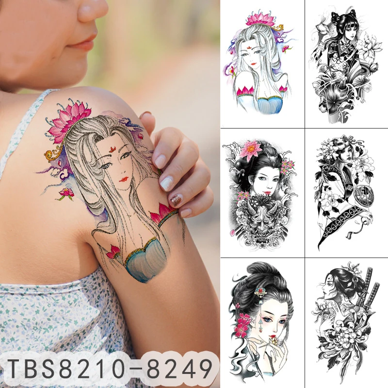 40 Type Tattoo Sticker Flower Temporary Sleeve Tattoo Waterproof Sexy Body Art Fashion For Beauty Tattoo Stickers
40 Type Tattoo Sticker Flower Temporary Sleeve Tattoo Waterproof Sexy Body Art Fashion For Beauty Tattoo Stickers