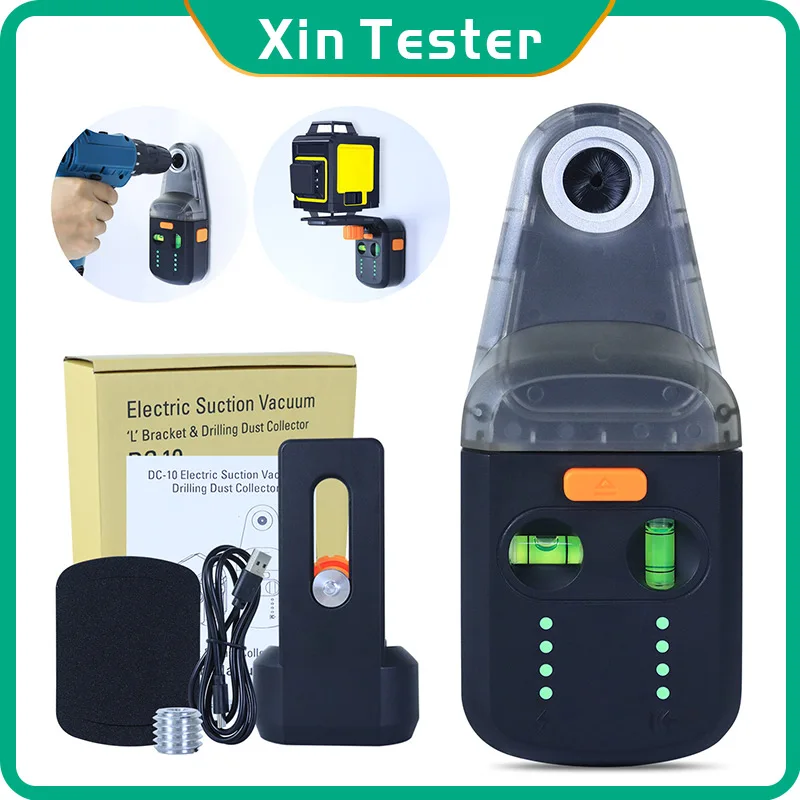 Xin Tester Electric Drilling Dust Collector Box,Laser Level Wall Suction Vacuum L drill Bracket For Furniture decoration
Xin Tester Electric Drilling Dust Collector Box,Laser Level Wall Suction Vacuum L drill Bracket For Furniture decoration