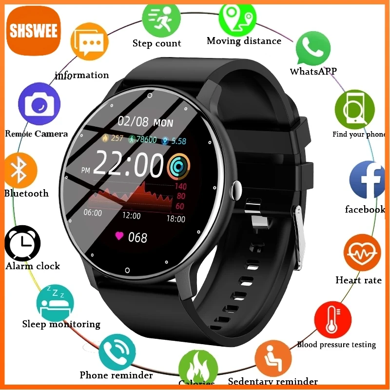 2022 Smart Watch Men Women Full Touch Screen Sport Fitness IP67 Waterproof Bluetooth Smartwatch Clock for Xiaomi Android IOS
2022 Smart Watch Men Women Full Touch Screen Sport Fitness IP67 Waterproof Bluetooth Smartwatch Clock for Xiaomi Android IOS