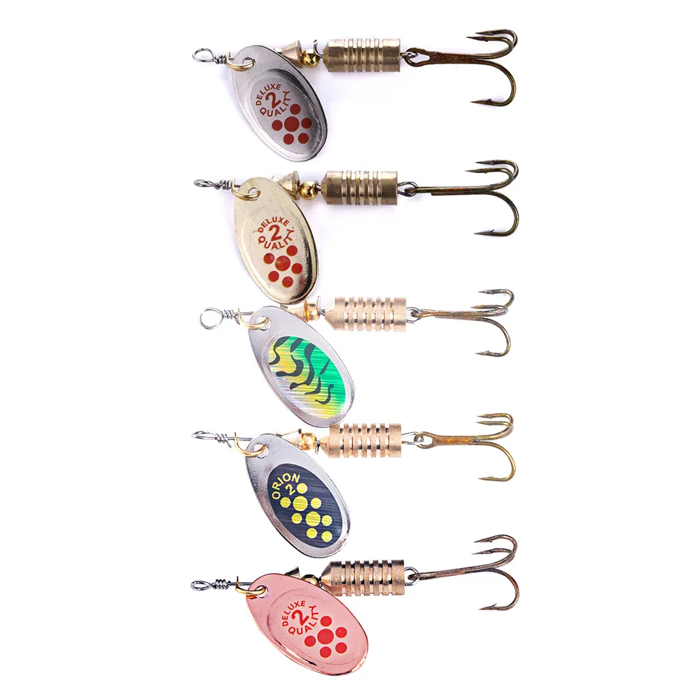 1 Pcs 6.7cm/7.3g Artificial Gold / Silver Spoon Lure Metal Spinner Fishing Lures Pesca Fishing Tackle Spinner Bait 4# Hook
1 Pcs 6.7cm/7.3g Artificial Gold / Silver Spoon Lure Metal Spinner Fishing Lures Pesca Fishing Tackle Spinner Bait 4# Hook