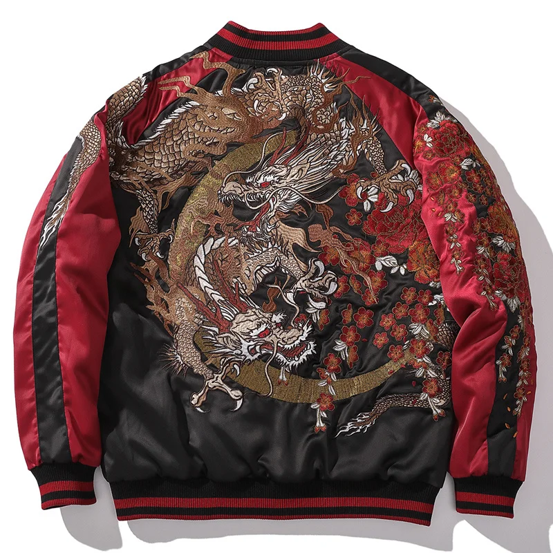 Autumn and Winter New National Fashion Three-Dragon Embroidery Cotton-Padded Coat Jacket Men's Versatile Thickened Baseball
Autumn and Winter New National Fashion Three-Dragon Embroidery Cotton-Padded Coat Jacket Men's Versatile Thickened Baseball