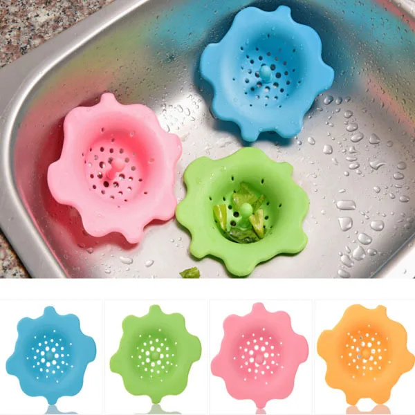 Kitchen Creative Silicone Sink Drains Flower Type Portable Filter Bathroom Shower Floor Drain Prevent Hair Blockage
Kitchen Creative Silicone Sink Drains Flower Type Portable Filter Bathroom Shower Floor Drain Prevent Hair Blockage