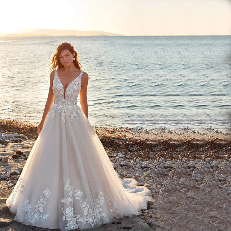 S0100F 2023 New High -Quality Hot Selling Simple Bride Atmosphere Lace Thin Camisole V Neck Lace Fish Tail Wedding Dress
S0100F 2023 New High -Quality Hot Selling Simple Bride Atmosphere Lace Thin Camisole V Neck Lace Fish Tail Wedding Dress