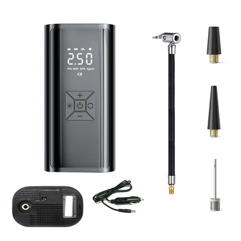 Tire Inflator Air Compressor Car Multi-purpose Electric Tyre Pump Auto Power Adapter with Digital Display Pressure Gauge K0AF
Tire Inflator Air Compressor Car Multi-purpose Electric Tyre Pump Auto Power Adapter with Digital Display Pressure Gauge K0AF