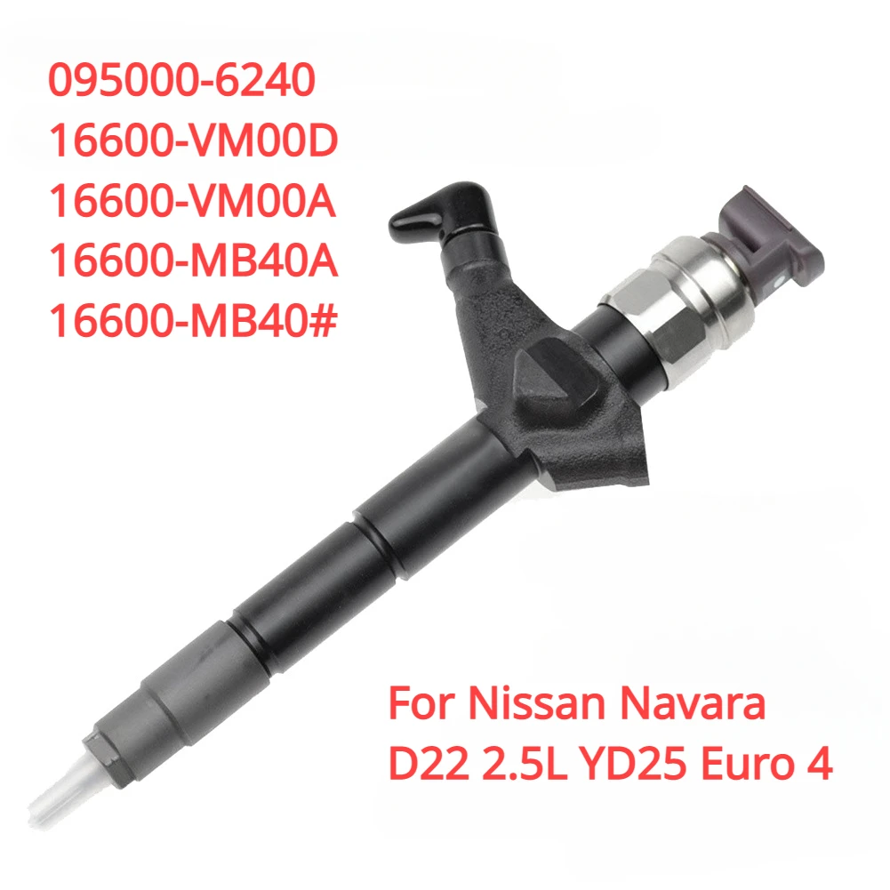 16600VM00D 16600VM00A новая Форсунка для дизельного топлива 095000-6240 095000-6243 для Denso Nissan Navara D22 2.5L YD25 Euro 4
16600VM00D 16600VM00A новая Форсунка для дизельного топлива 095000-6240 095000-6243 для Denso Nissan Navara D22 2.5L YD25 Euro 4